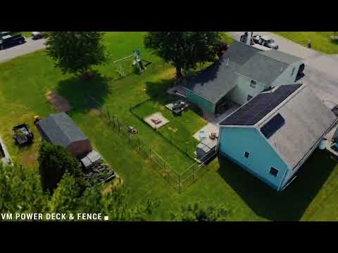 Chain Link Woodland Green Fence | Before & After