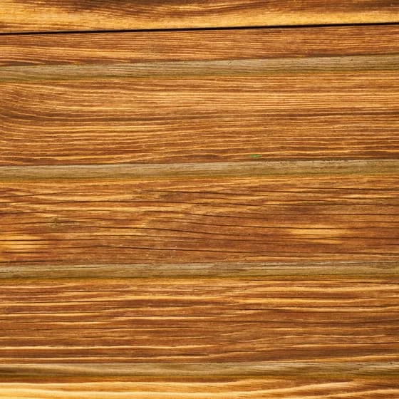 Natural, clear-sealed decking board