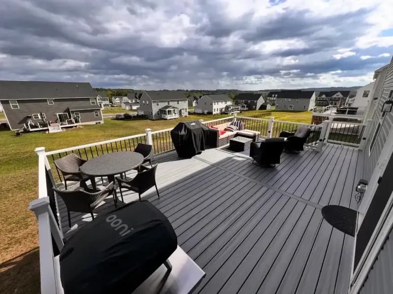 Easton deck project - TimberTech Deck in South Side