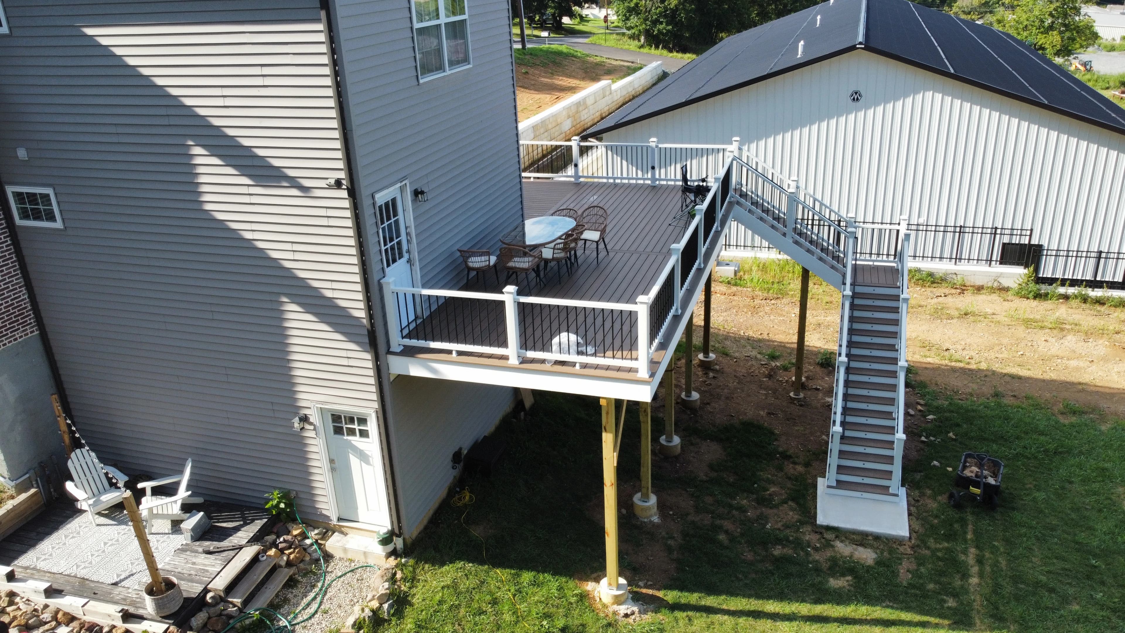 Elevated Deck and Stairs in Easton, PA - Image 1