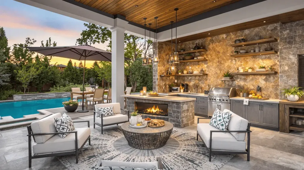 Featured image for Sizzling Outdoor Kitchen Trends for 2024